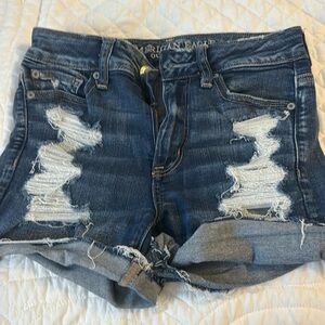 american Eagle next level stretch jean shorts